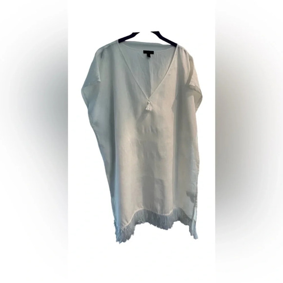 NEW J Crew 100% Linen Beach Coverup - Picture 1 of 7